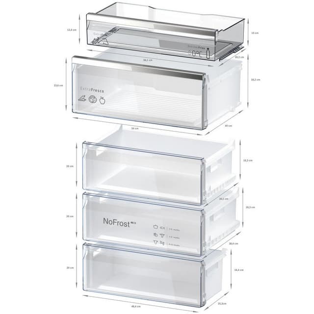 Thumbnail 1 de Balay 3KFC879NI Frigorífico Combi 311L 🍷Cristal Negro