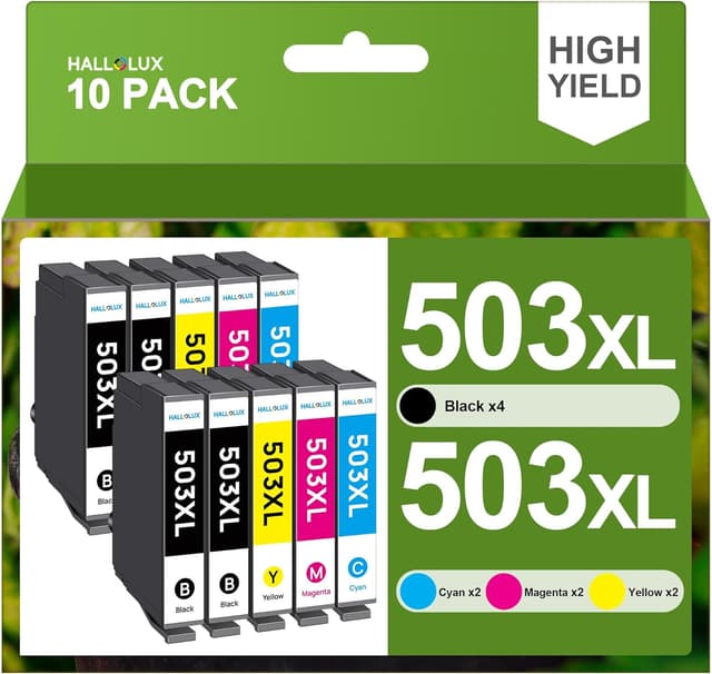 Detalle de HALLOLUX 503XL Multipack Druckerpatronen 10er-Pack