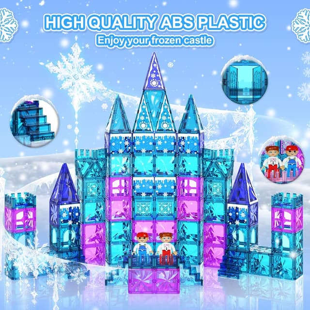 Thumbnail 2 de Paaxido Magnetic Tiles 102-Piece Diamond Set