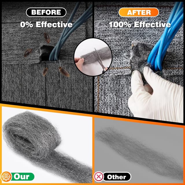 Thumbnail 4 de Steel Wool Mice 0000 6 Pack