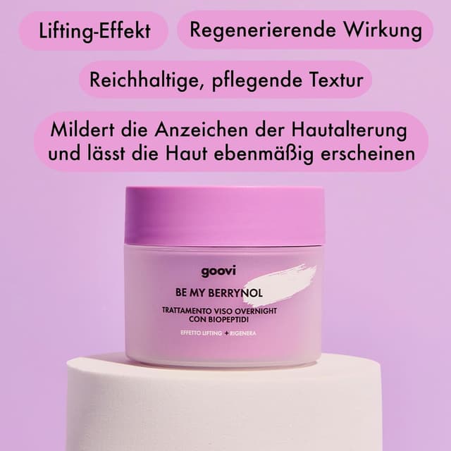 Detalle de GOOVI Be My Berrynol Overnight Treatment 50 ml