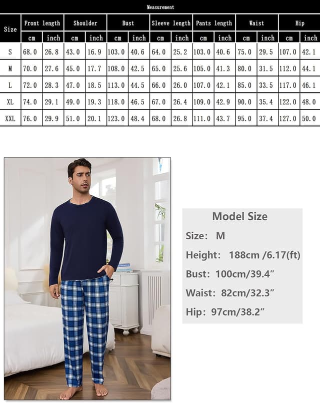 Thumbnail 5 de Litherday Pijama hombre algodón 95% 2 piezas