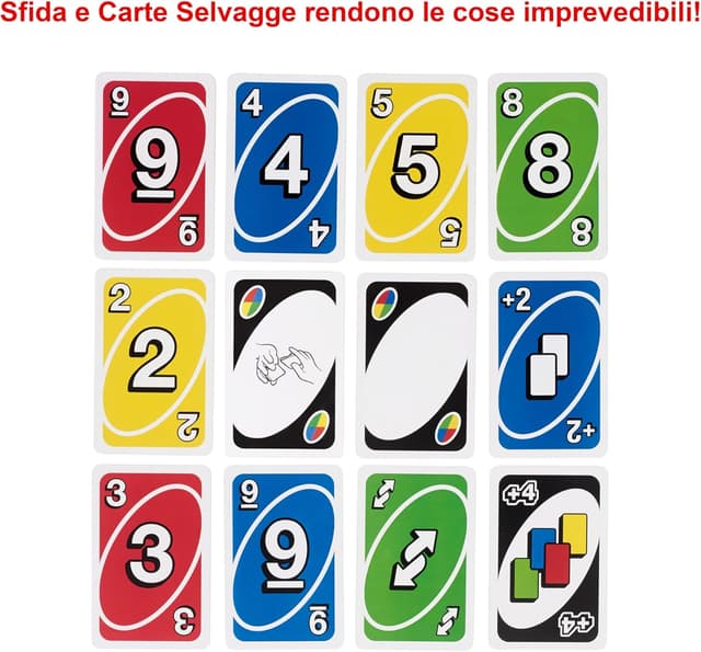 Thumbnail 2 de Mattel Games UNO 112 carte in scatola metallica