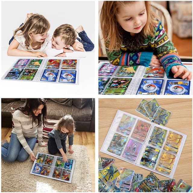 Detalle 2 de Card Binder for Pokémon 4 Pocket – Trading Card Holder for up to 240 Cards (30 Page Album)