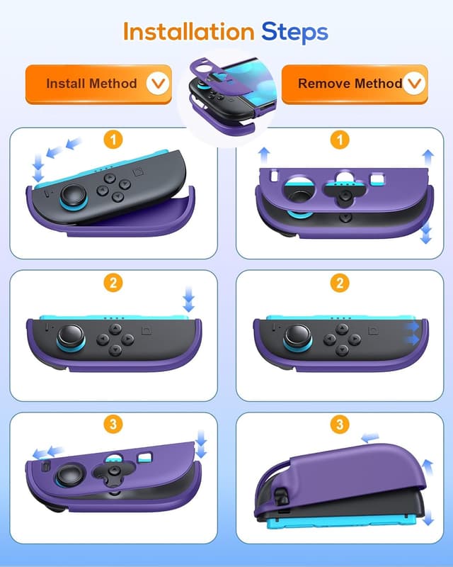 Detalle 2 de FYOUNG Étui de protection pour Nintendo Switch 2 (2025) avec coque transparente détachable