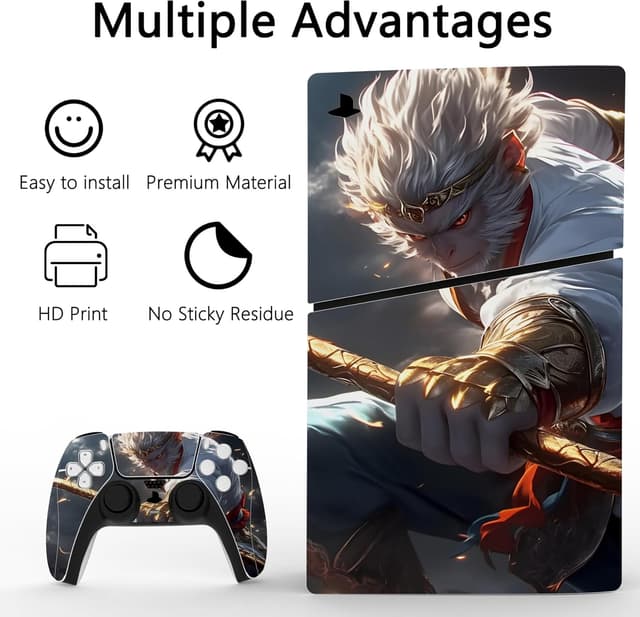 Detalle de Playvital PS5 Slim skin set