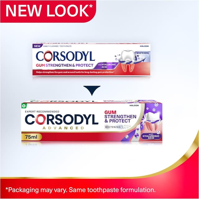 Detalle 2 de Corsodyl Toothpaste Gum protection 4 x 75ml