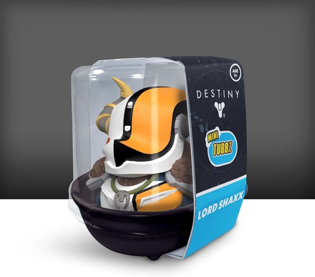 Detalle de TUBBZ Mini Destiny 2 – Lord Shaxx als Cosplay-Gummiente Vinyl-Figur