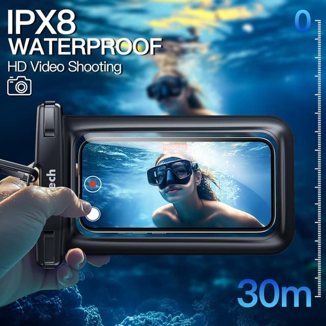 Detalle de Custodia impermeabile JETech per smartphone 7,2