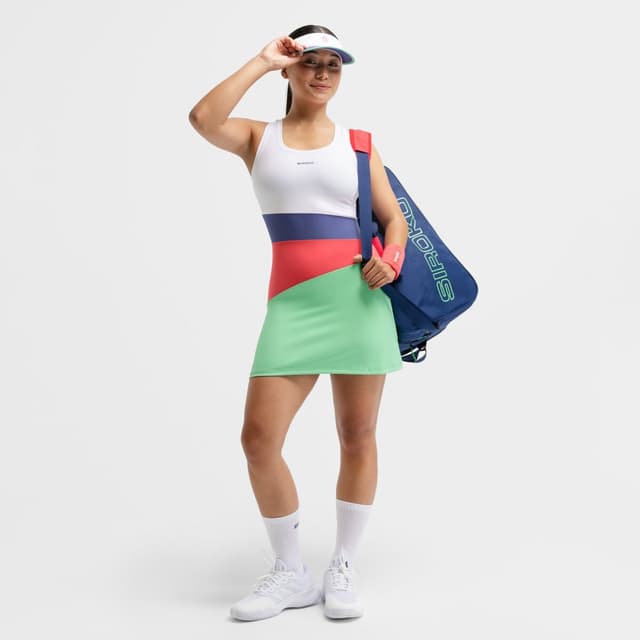 Detalle de Siroko Dusk vestido pádel mujer