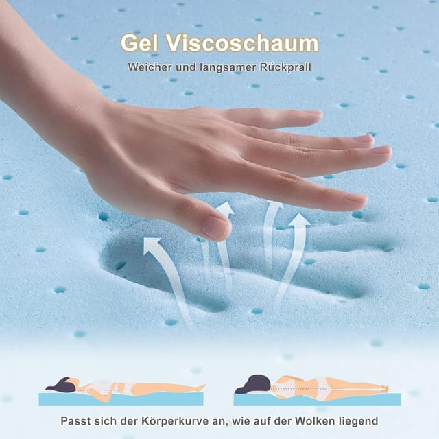 Thumbnail 2 de BedStory Topper 180x200 Matratzentopper