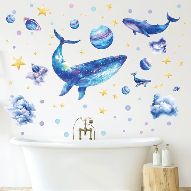 Thumbnail 3 de SHUCHING Wandtattoo Große Blauwale