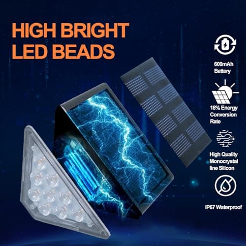 Thumbnail 5 de CILIENG Lampe solaire extérieur IP67, 6 pièces ⚡