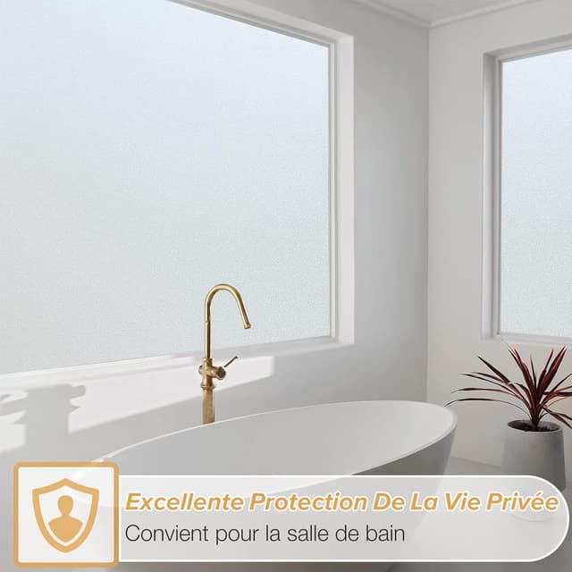 Thumbnail 5 de rabbitgoo Film occultant fenêtre 44,5x200 cm — anti-regard et anti-UV 🪟