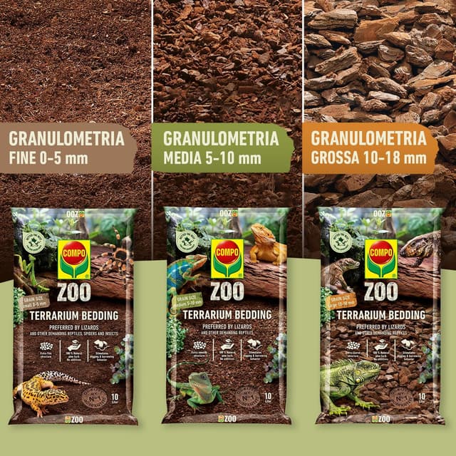 Thumbnail 6 de COMPO ZOO Lettiera universale per terrari in corteccia di pino, pezzatura 10-18 mm