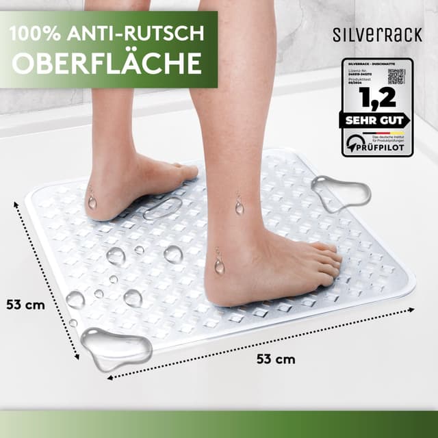 Thumbnail 3 de SilverRack Tapis antidérapant douche 53 x 53 cm 📐