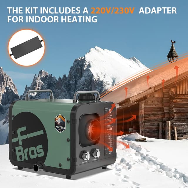 Detalle de LF Bros diesel heater 5 kW for parking