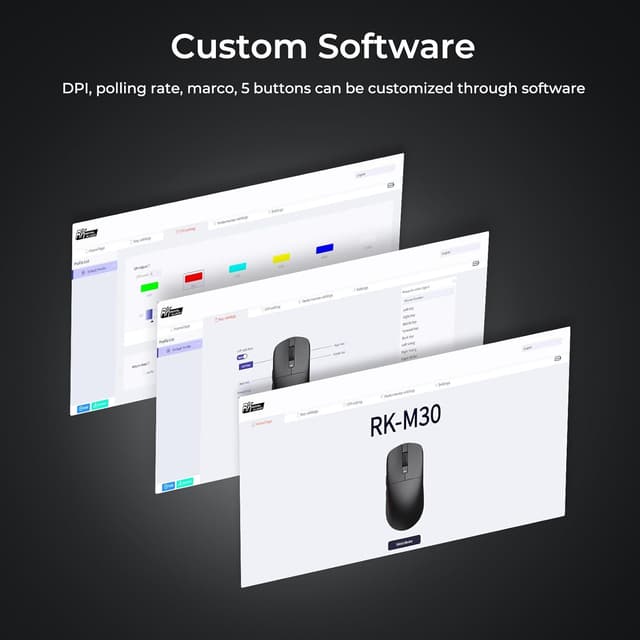 Thumbnail 6 de RK ROYAL KLUDGE M30 gaming mouse 43g