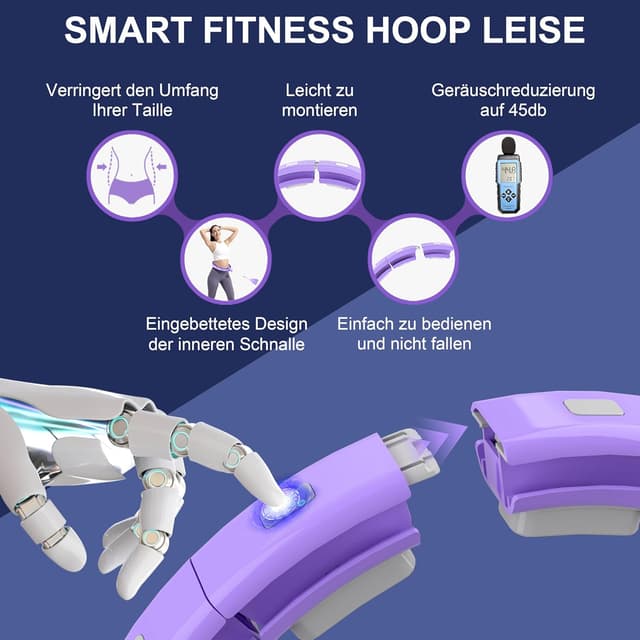 Detalle 2 de Sonkoloro Smart Hoop Reifen zum Abnehmen đ”đżđ