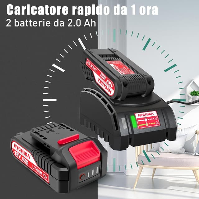 Thumbnail 4 de HYCHIKA Seghetto a batteria 18V