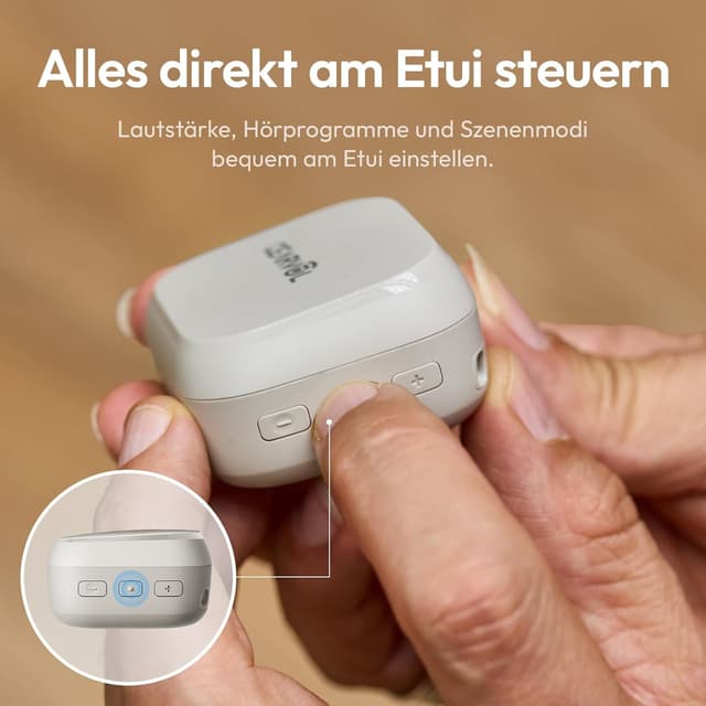 Detalle de Cearvol Nano Hörverstärker mit Ladecase