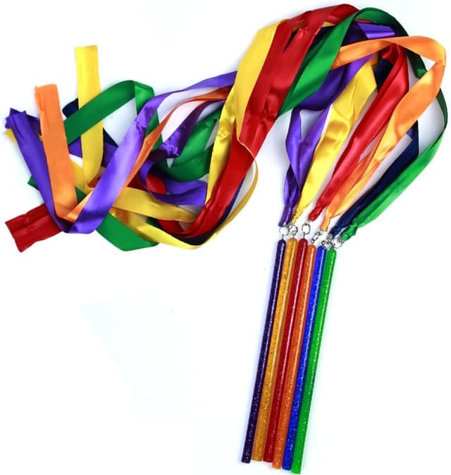 Imagen de GSi Multicolor Sparkling Ribbon Wands 6-pack en OfertitasTOP