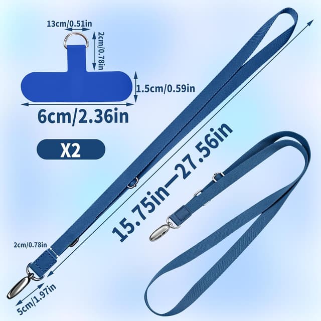 Detalle de Handykette 2 cm Breite, verstellbar 135 cm