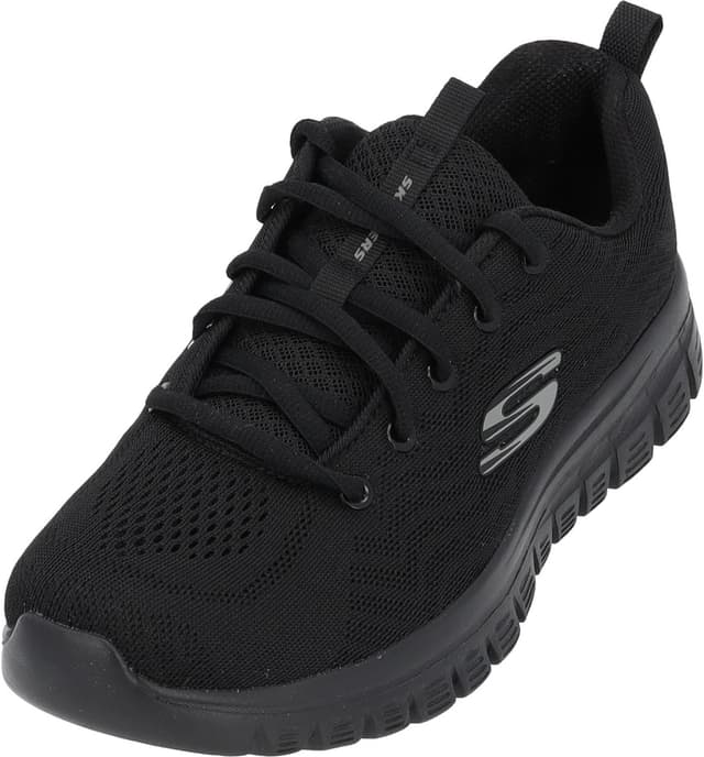 Imagen de Skechers Graceful Get Connected Zapatillas Mujer 👟 Black Mesh en OfertitasTOP