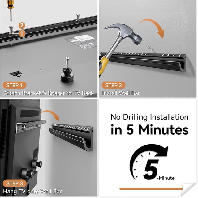 Detalle 1 de Anteabee No Stud TV bracket, VESA 600x400