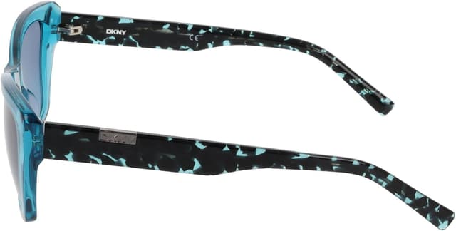 Detalle de DKNY Damen-Sonnenbrille mit Crystal Turquoise Eye, Größe 54 / Steg 17