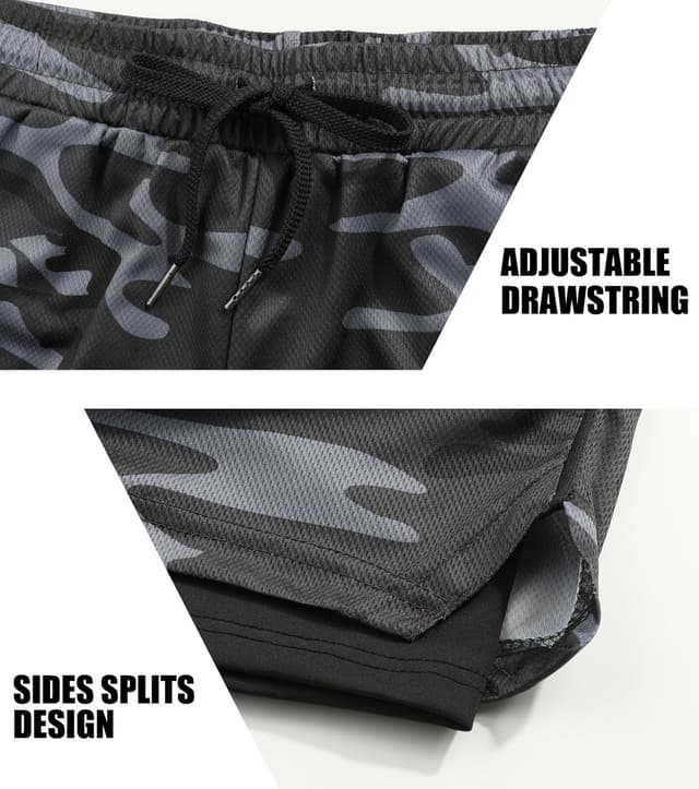 Thumbnail 5 de Comilaka Short 2 en 1 pour Homme Running