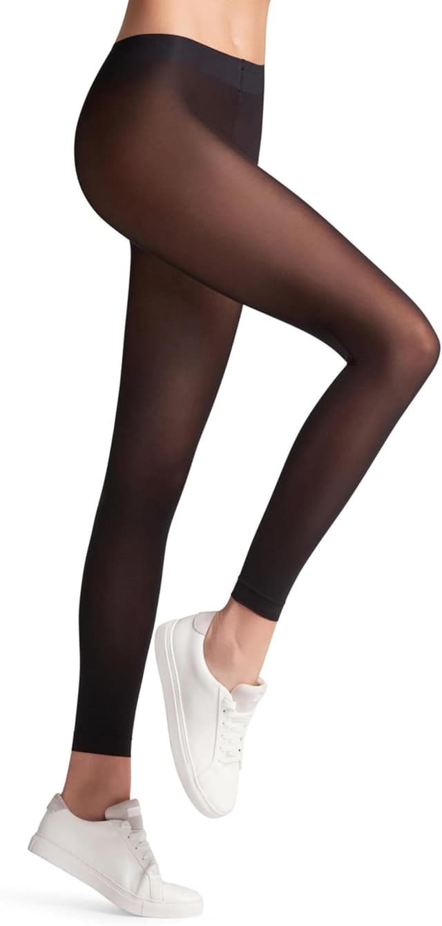 Detalle de FALKE Matt Deluxe 30 DEN leggings donna trasparenze velate tinta unita 1 pezzo Nero Black 3009 (S)