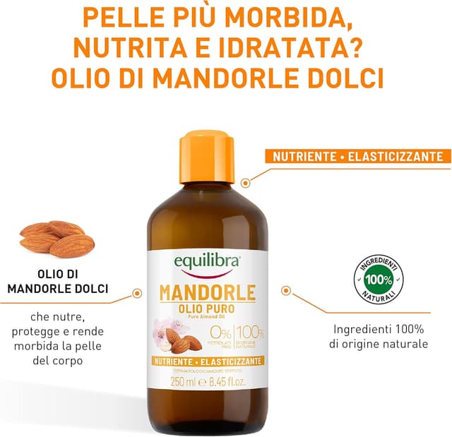 Detalle de Equilibra Beauty Routine Corpo Nutriente Elasticizzante con Olio di Mandorle e Acqua Corpo Profumata
