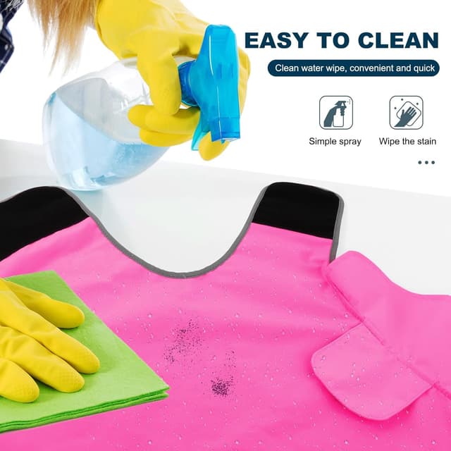 Detalle 2 de YFbrite Waterproof Dog Coat – Lightweight Pet Raincoat Jacket (Pink, Small)