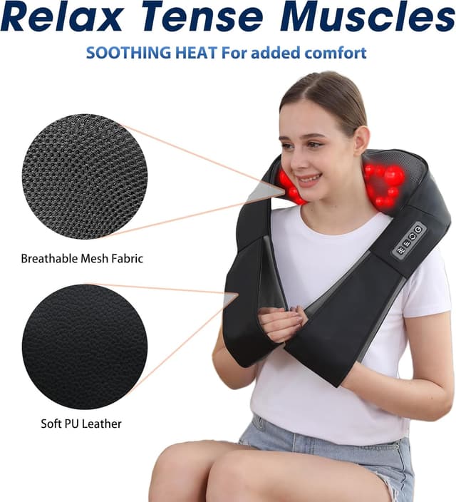 Thumbnail 4 de UFFAE Shiatsu Neck and Back Massager with Heat