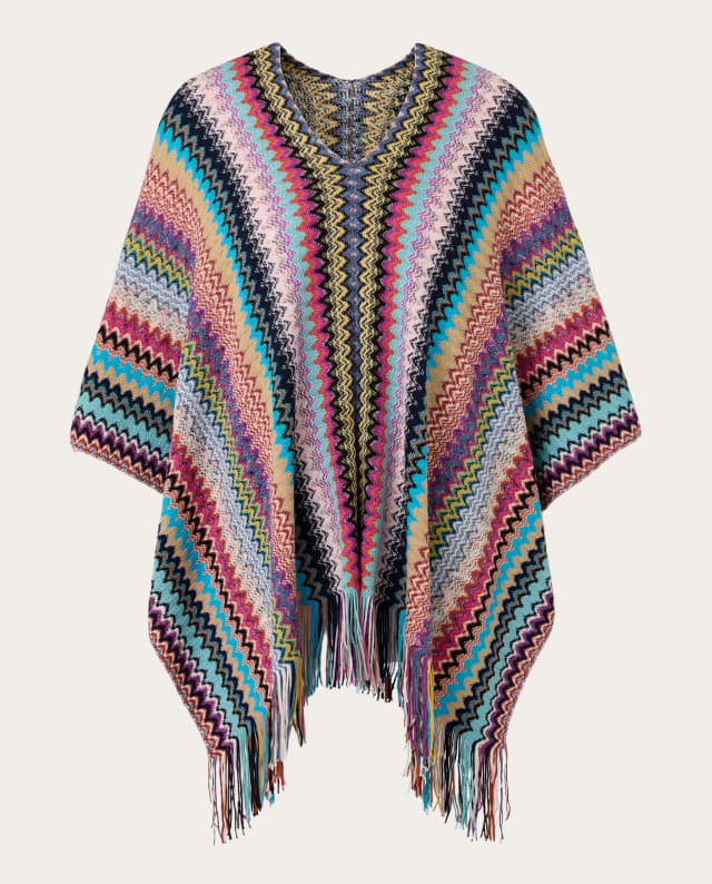 Imagen de Missoni Poncho de punto mujer en OfertitasTOP