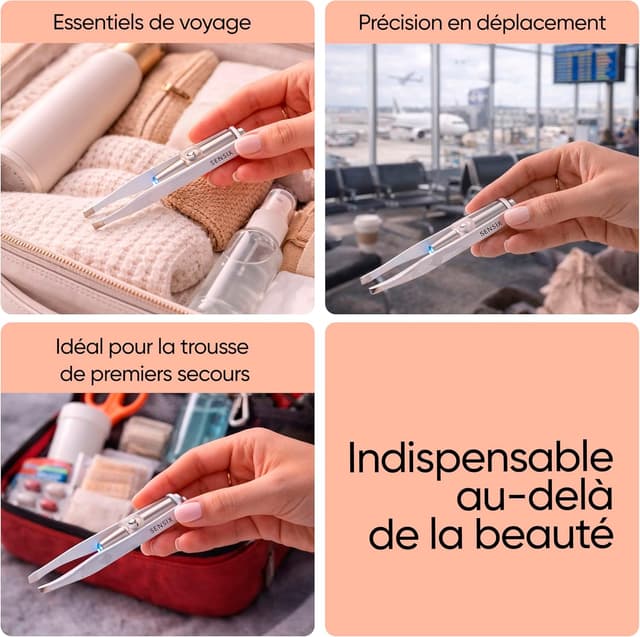 Thumbnail 4 de Pince Sensica LED pointe biseautée, 3 piles