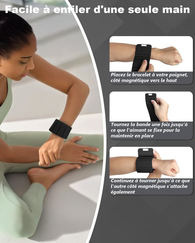 Thumbnail 6 de Spopal Poids Poignet Magnétiques 1 kg