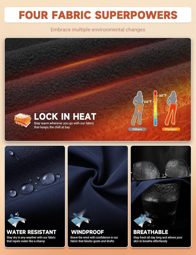 Detalle de Hiauspor Womens Snow Pants