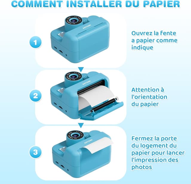 Thumbnail 6 de Kinder-Sofortbildkamera 1080P für Kinder