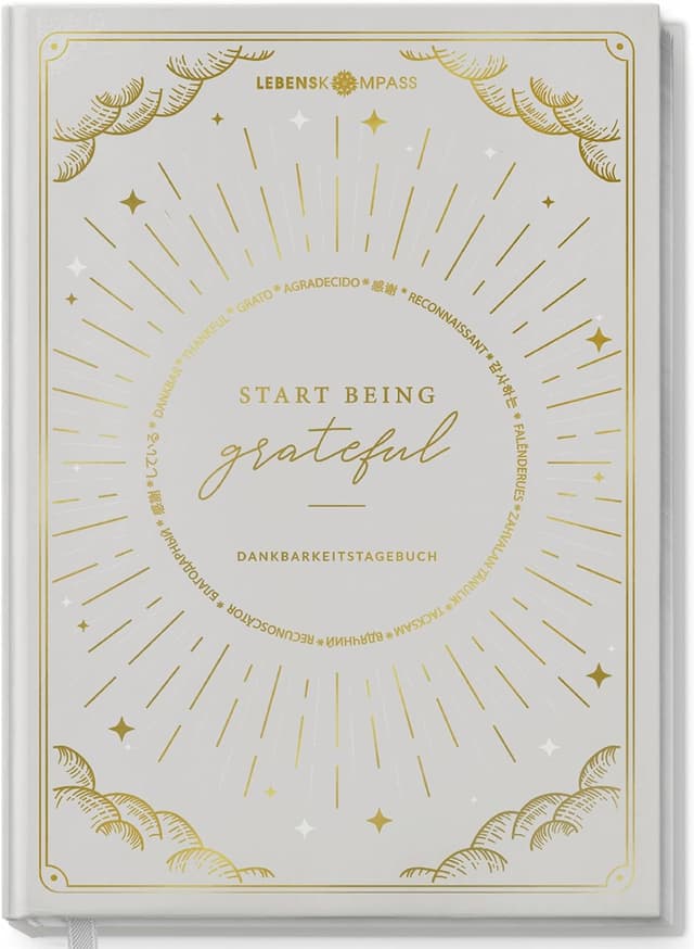 Detalle de LEBENSKOMPASS Sunlight Dankbarkeitstagebuch