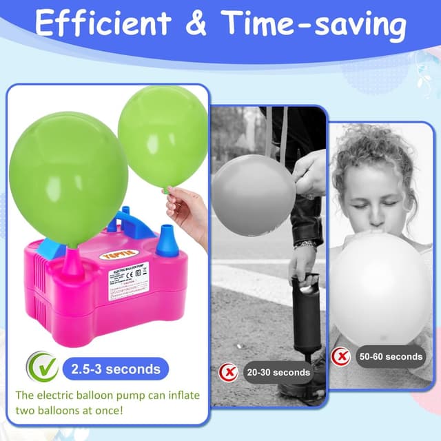 Thumbnail 4 de YEPVIE Electric Balloon Pump UK 600W