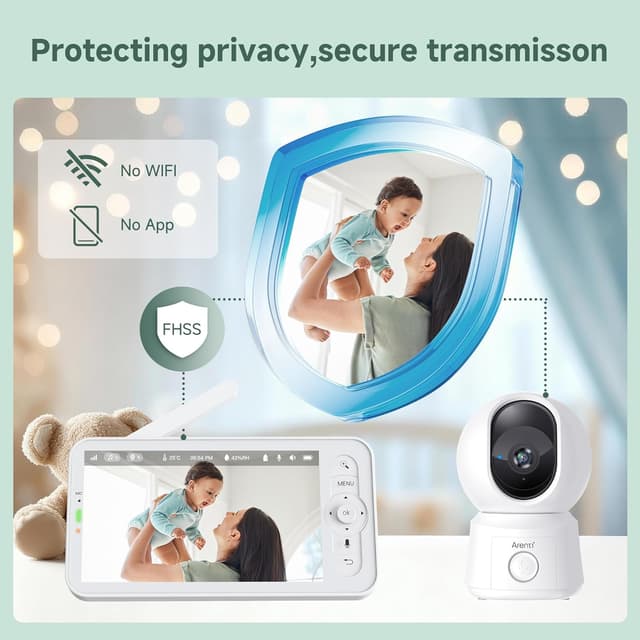 Thumbnail 5 de ARENTI 1080P Wi‑Fi Smart Baby Monitor 3350mAh 👶🏻