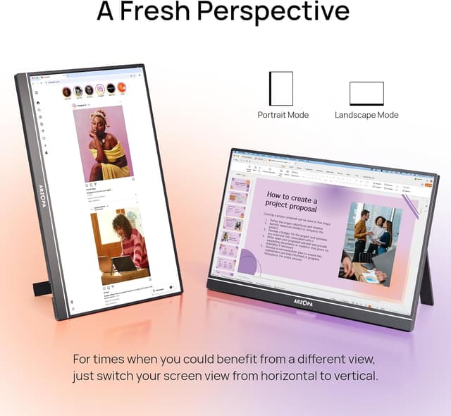 Thumbnail 4 de ARZOPA 16.1" FHD Portable Monitor 1920×1080