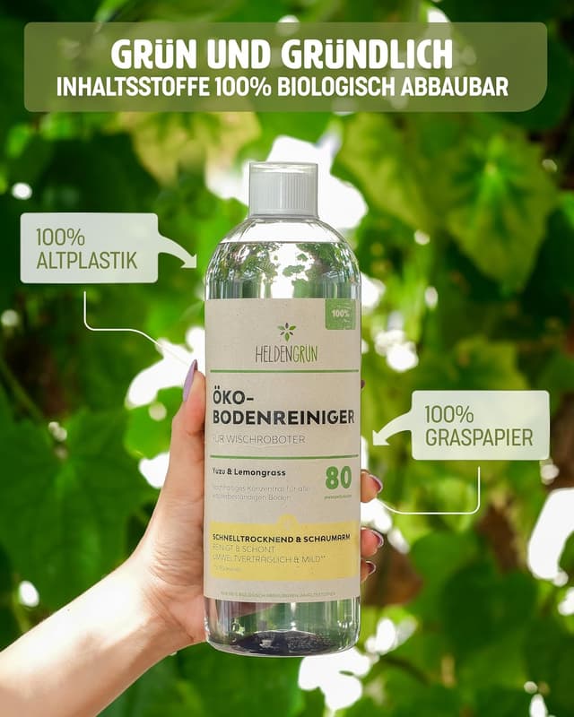 Thumbnail 6 de Heldengrün Öko Bodenreiniger für Wischroboter