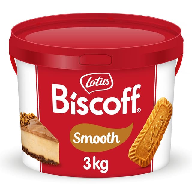 Detalle de Biscoff Lotus Biscoff Glatter Aufstrich (karamellisierter Speculoos-Keks) – 3 kg