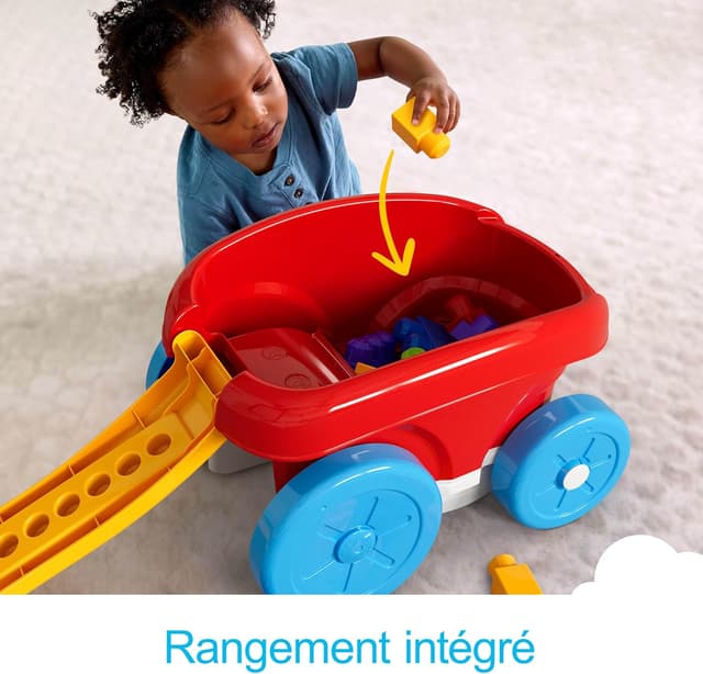 Thumbnail 4 de MEGA BLOKS JFR30 Wagon 20 pièces 🚂