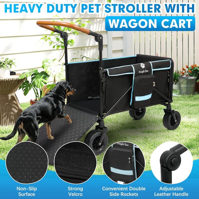 Thumbnail 6 de Snagle Paw Folding Dog Stroller Up to 90kg