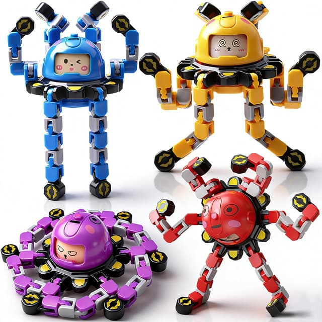 Vipctery Transformable Fidget Spinner Toys