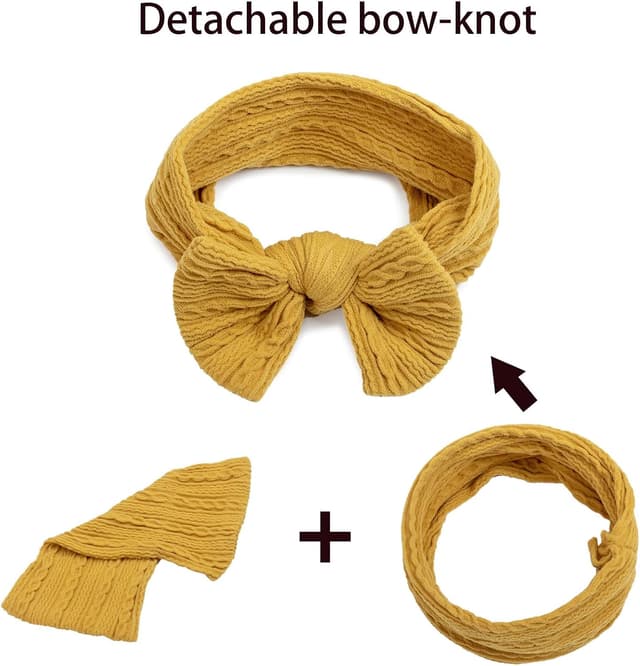 Thumbnail 3 de DRESHOW Diademas bebé 5 piezas nylon suave